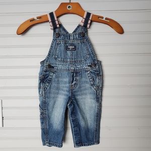 OshkoshBgosh Denim Overalls, size 3-6mo